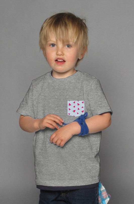 Watermelon - Grey Kids Shirt