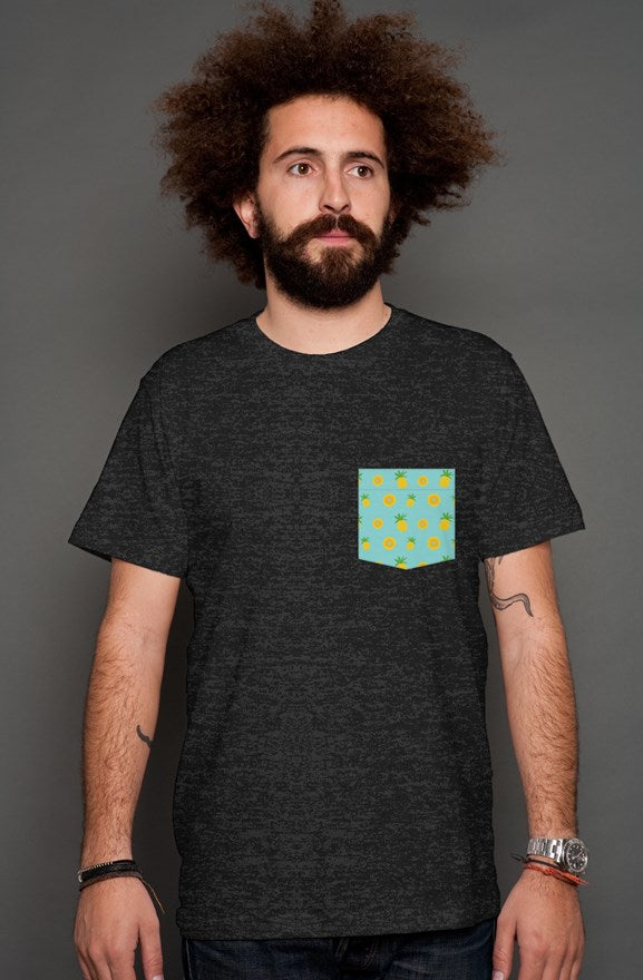 Pineapple - Black Mens Shirt