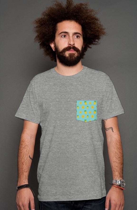 Pineapple - Grey Mens Shirt