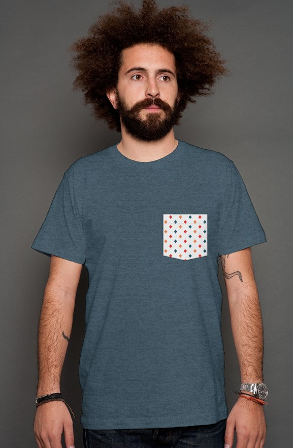 Colorful Diamonds - Teal Mens Shirt