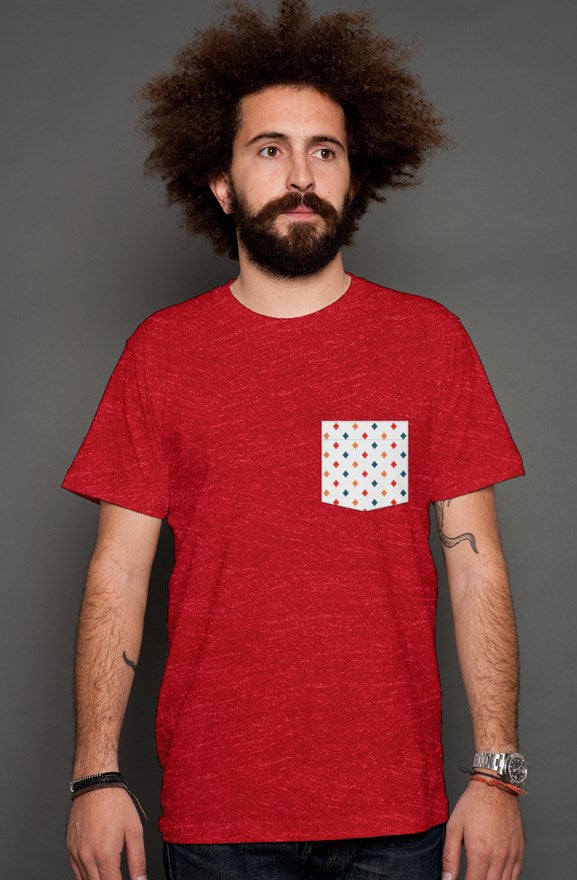 Colorful Diamonds - Red Mens Shirt
