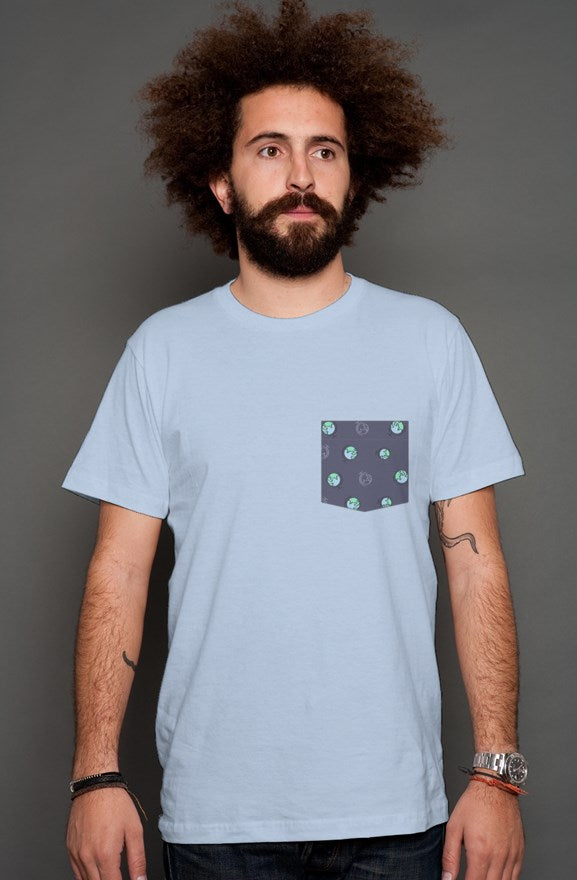 Globes - Blue Mens Shirt