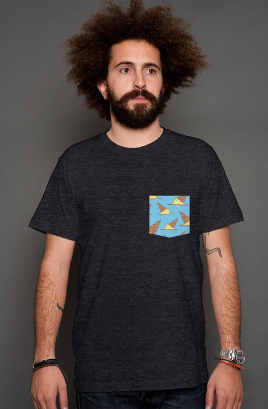 Melting Ice Cream - Dark Grey Men's Shirt