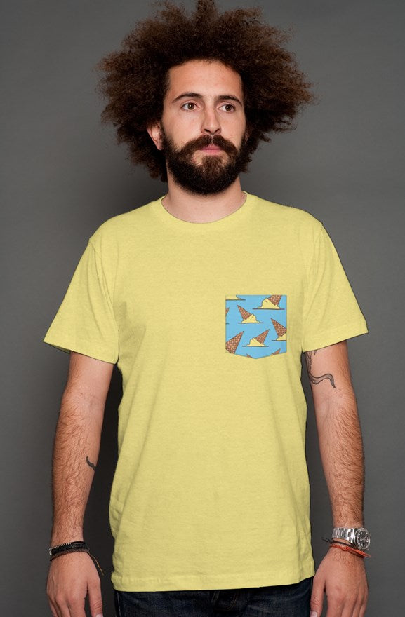 Melting Ice Cream - Yellow/Gold Men's Shirt