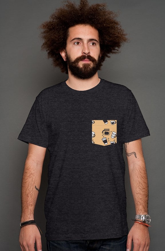 Coffee - Dark Grey Men's Shirt