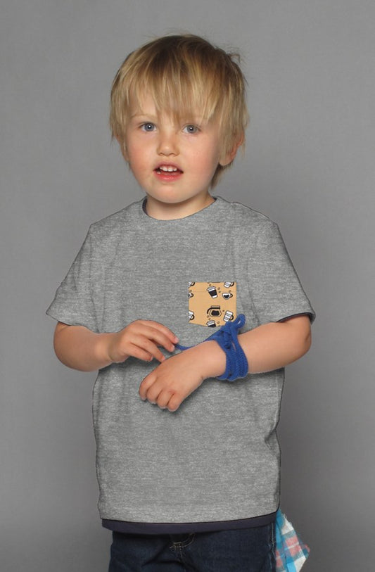 Coffee - Grey Kid's Shirt