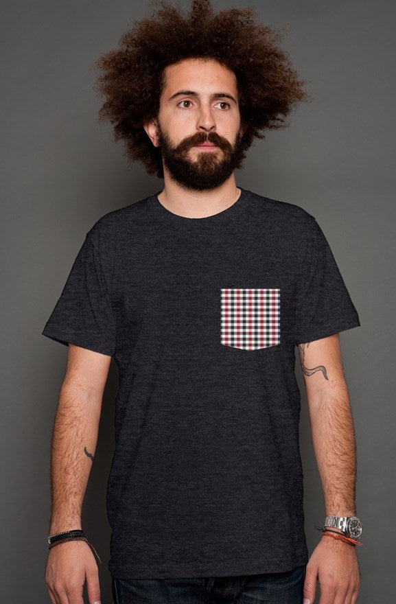 Plaid 2 - Men's Shirt (Dark Grey)