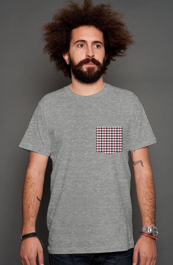 Plaid 2 - Men's Shirt (Grey)
