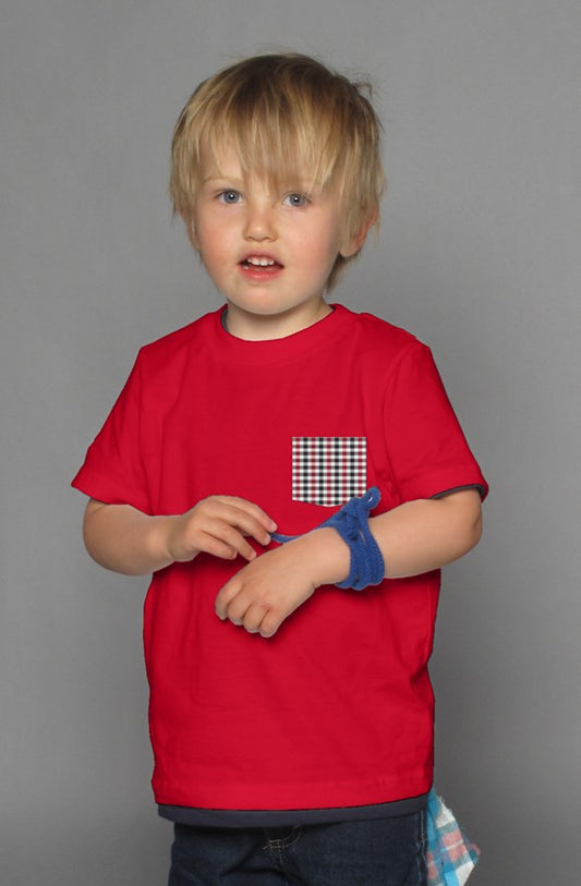 Plaid 2 - Kid's Shirt (Red)