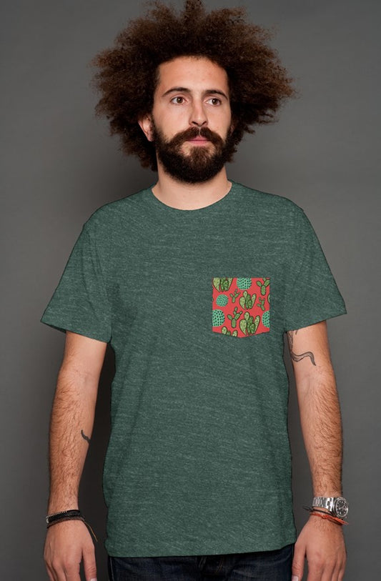 Cactus - Men's Shirt (Forest Green)