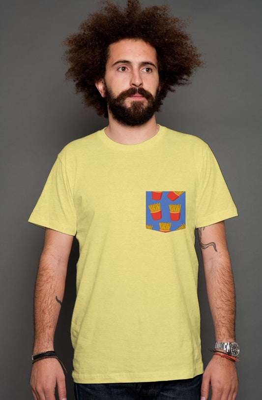 French Fries - Men's Shirt (Yellow Gold)