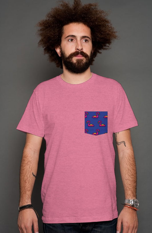 Flamingos - Men's Shirt (Raspberry)
