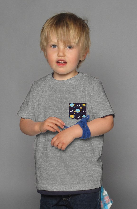 Space - Kid's Shirt (Grey)