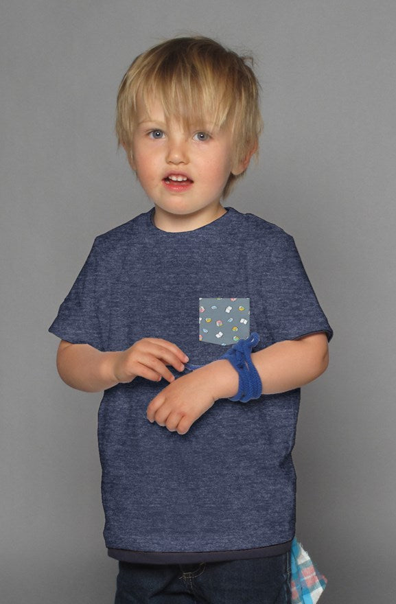 Books - Navy Kids Shirt