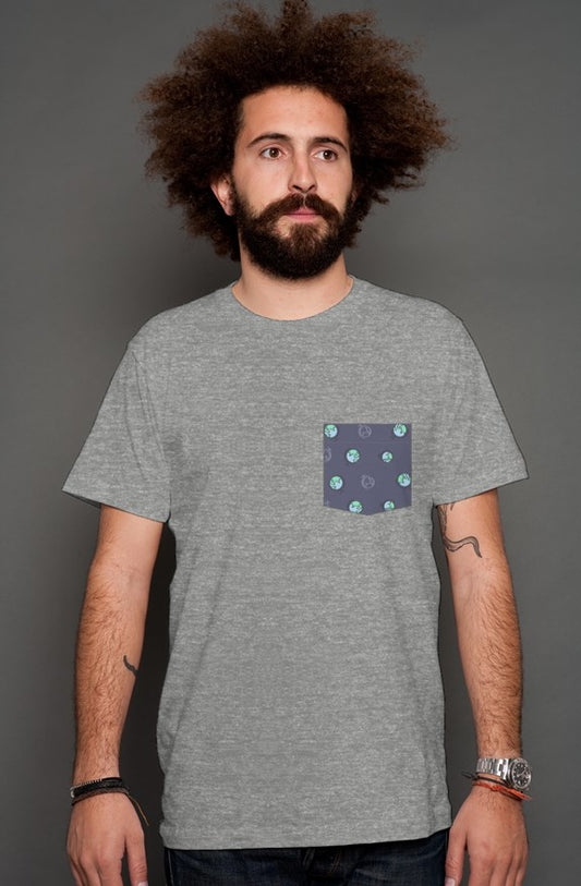 Globes - Grey Mens Shirt