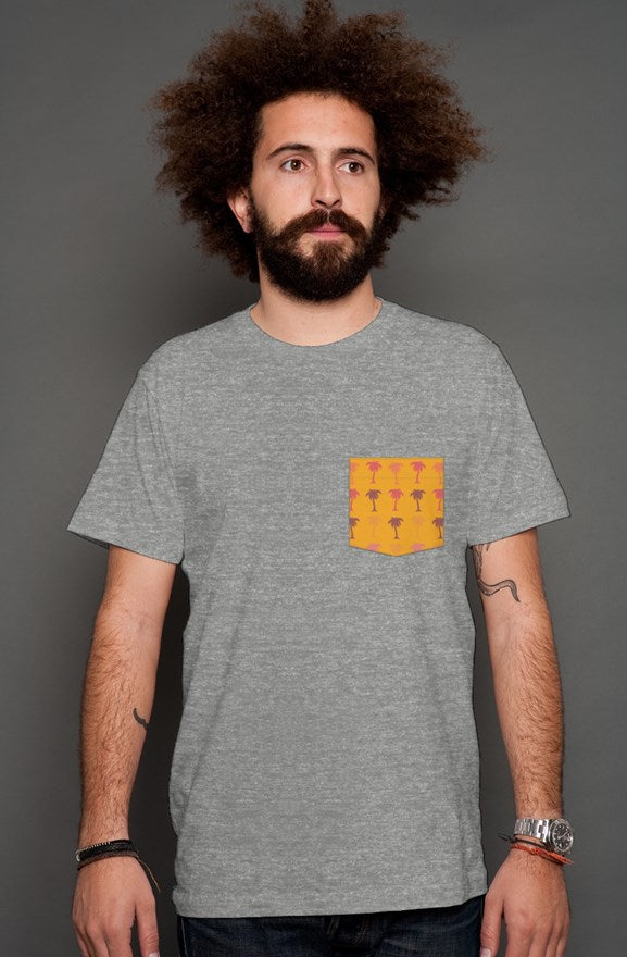Palm Trees - Grey Mens Shirt