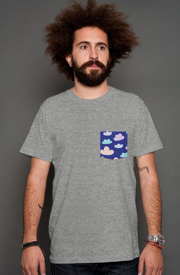 Clouds - Grey Men's Shirt