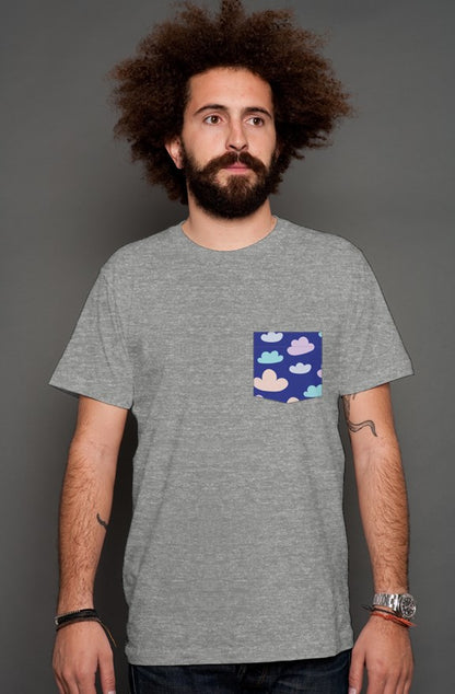 Clouds - Grey Men's Shirt