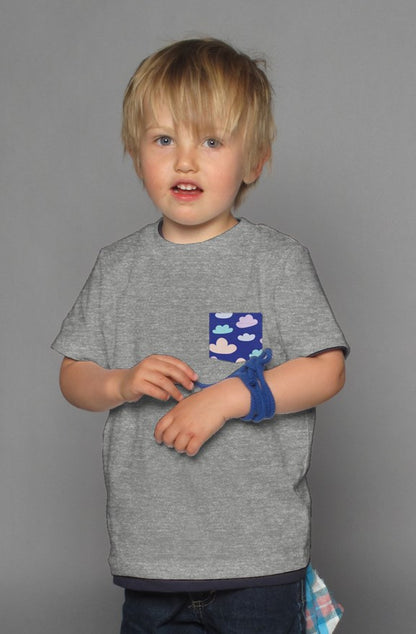 Clouds - Grey Kid's Shirt