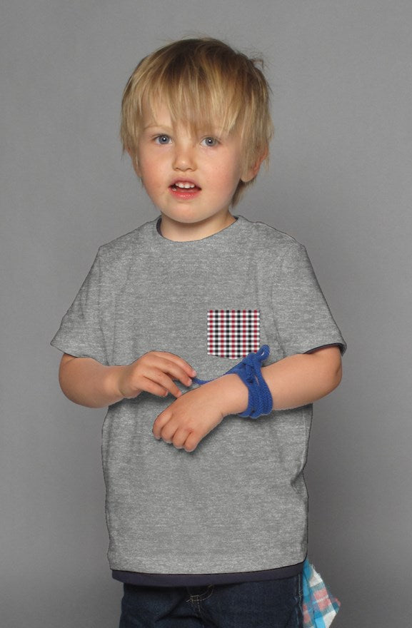 Plaid 2 - Kid's Shirt (Grey)