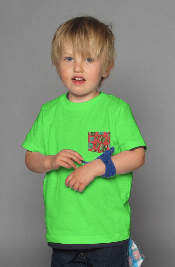 Cactus - Kid's Shirt (Neon Green)
