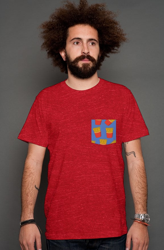 French Fries - Men's Shirt (Red)