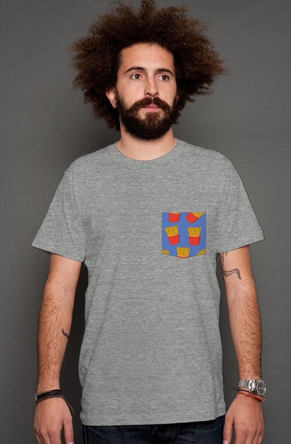French Fries - Men's Shirt (Grey)