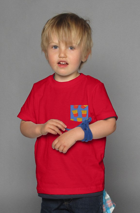 French Fries - Kid's Shirt (Red)