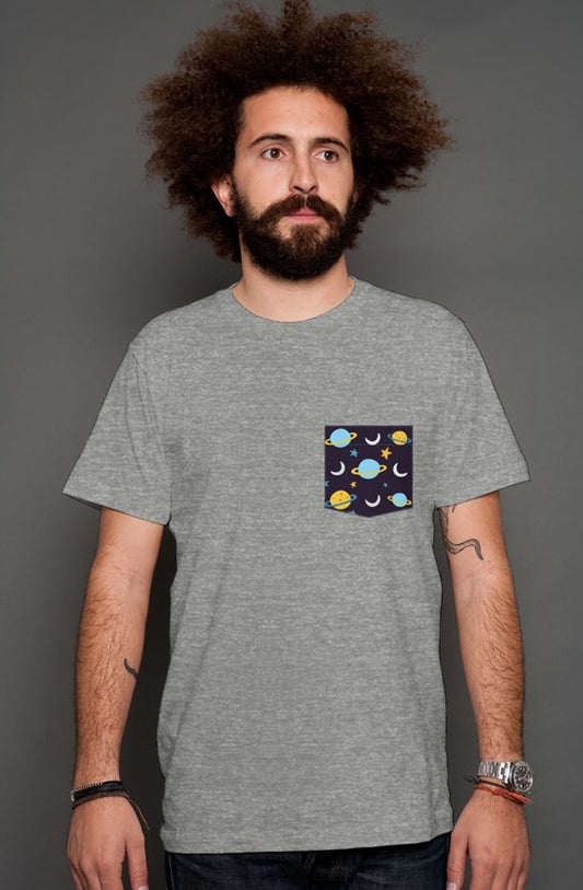 Space - Men's Shirt (Grey)